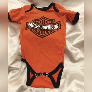 Harley-Davidson motorcycles onesie baby 3/6M